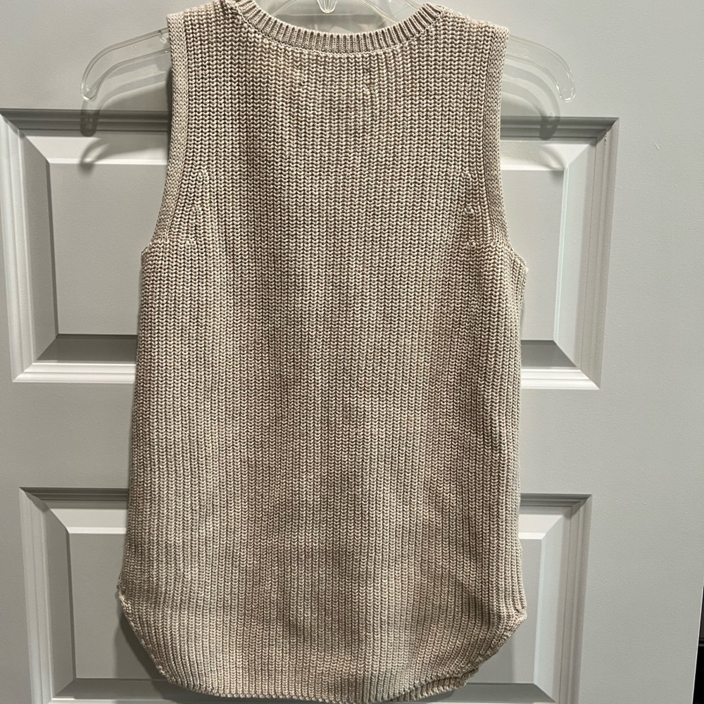 LOFT Beige Knit Sweater - Picture 4 of 6